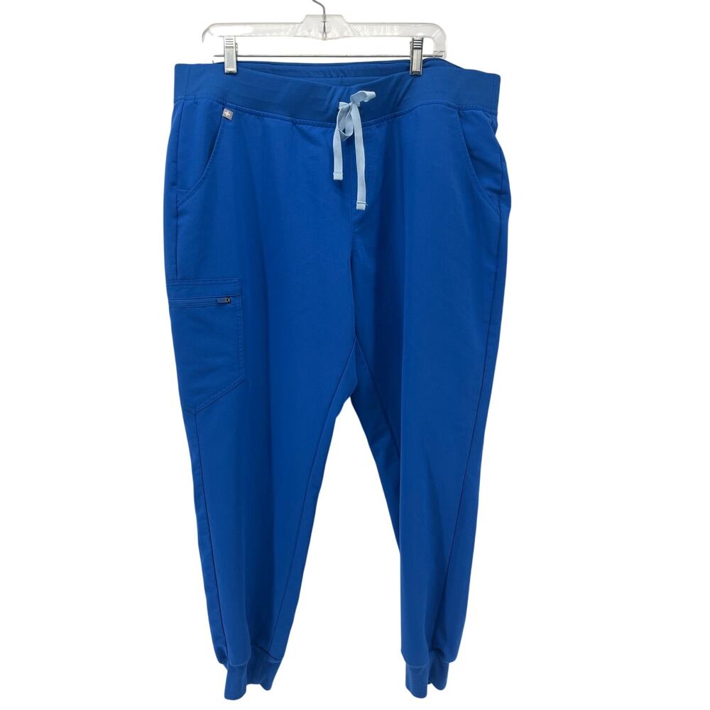 FIGS Zamora Jogger Scrub Pant Bright Blue XXL Nursing Healthcare Medical 3743